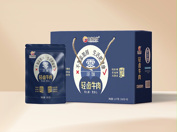 河南特产轻卤牛肉1.2千克 礼盒装