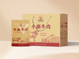 九多肉多手撕牛肉780克礼盒装
