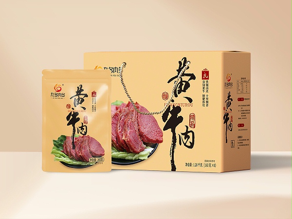 九多肉多黄牛肉1.28千克礼盒装